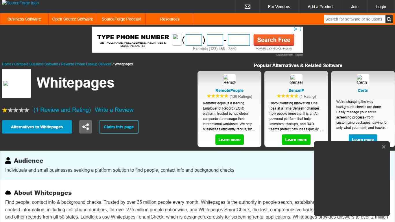 Whitepages Reviews in 2026